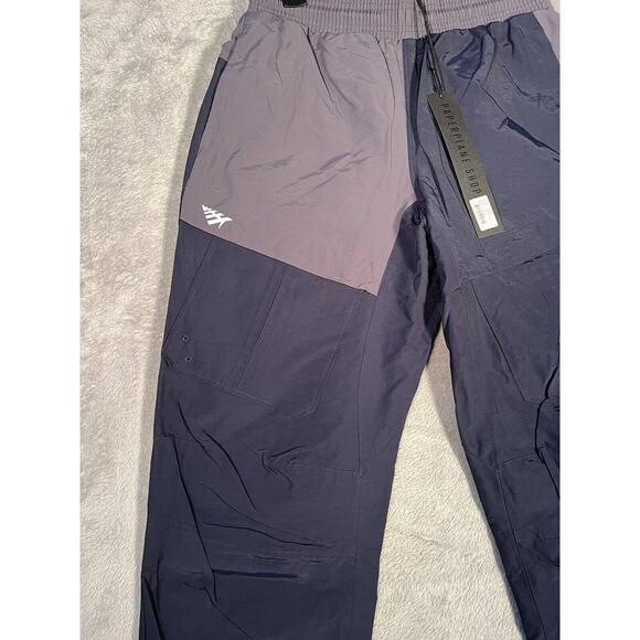 Paper Planes Pants Men’s Small Blue Gray Cargo Nylon Jogger Athletic Cuffed - Picture 3 of 9